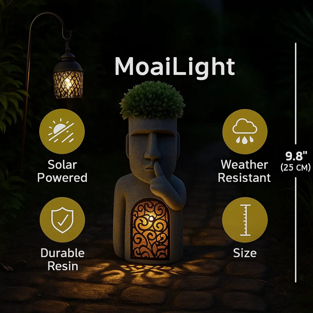 LumaRock | Gartenfigur – Solarlicht Für Ruhige Abendatmosphäre