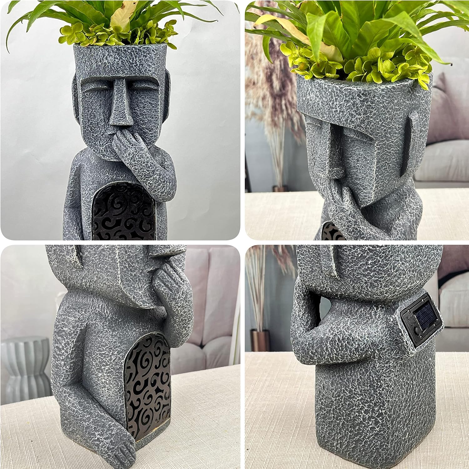 LumaRock | Gartenfigur – Solarlicht Für Ruhige Abendatmosphäre