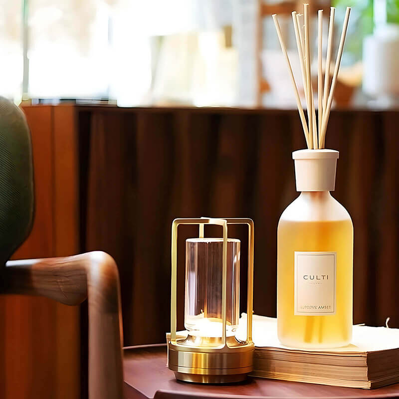 LumiVogue | Kabellose Kristall-Tischlampe – Warmes dimmbares Stimmungslicht