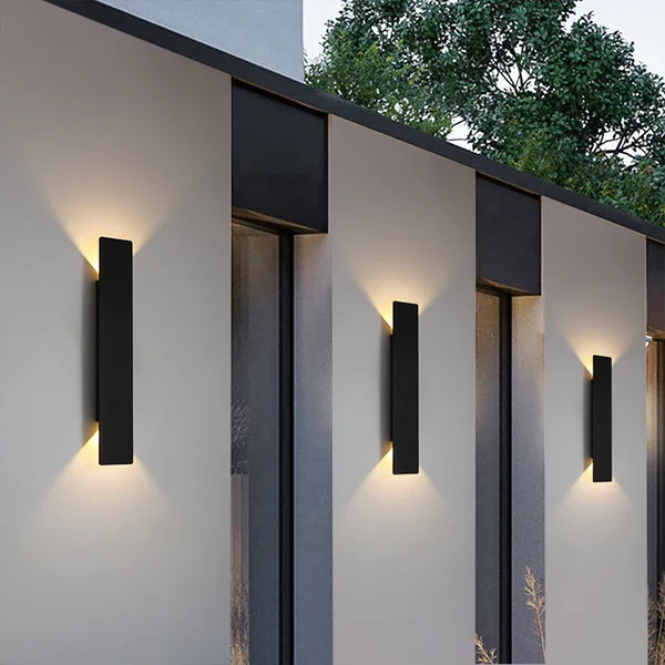 Moderne Außenwandleuchte mit IP65 Schutz – Energieeffiziente LED-Beleuchtung für Garten und Terrasse, Wetterfest, Einfache Installation 0