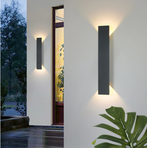 Moderne Außenwandleuchte mit IP65 Schutz – Energieeffiziente LED-Beleuchtung für Garten und Terrasse, Wetterfest, Einfache Installation 3