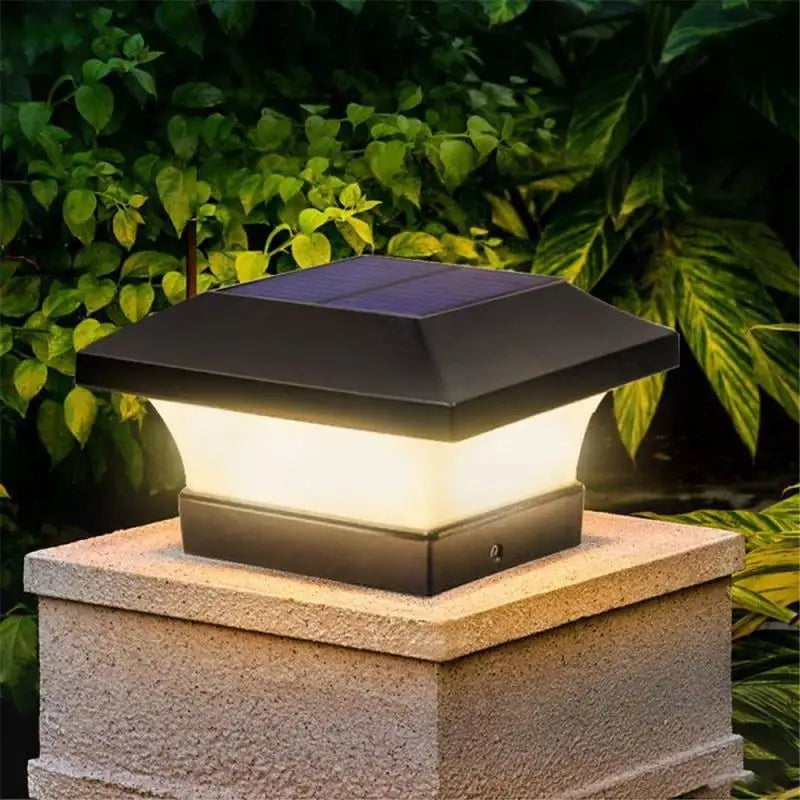 Solarlampe mit IP65 Schutz – Elegante LED Gartenbeleuchtung für Outdoor Bereiche, Warmweiß, Ökologisch und Wetterfest 0