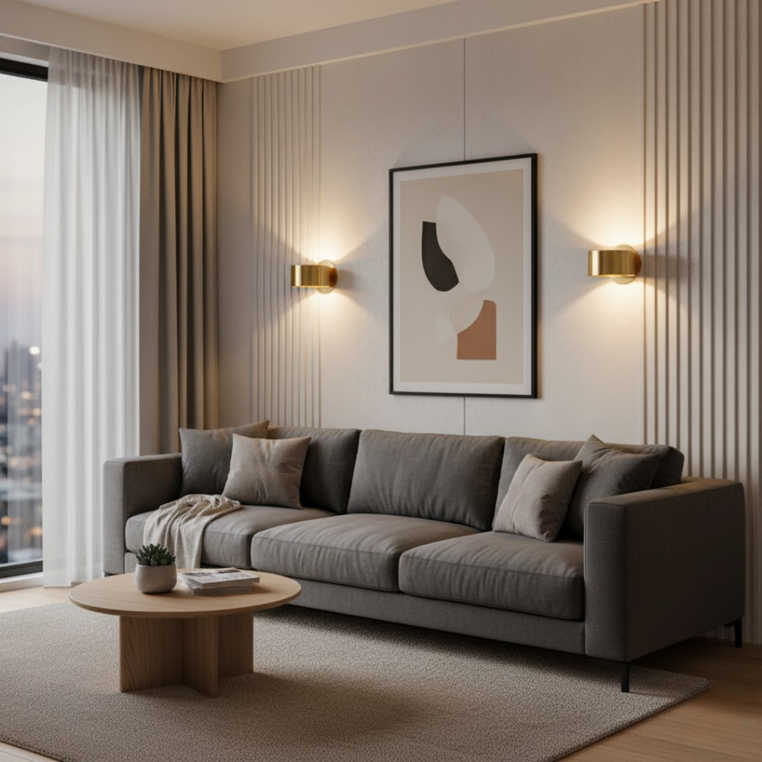 HaloGleam | Wandleuchte – Moderne raffinierte LED-Beleuchtung