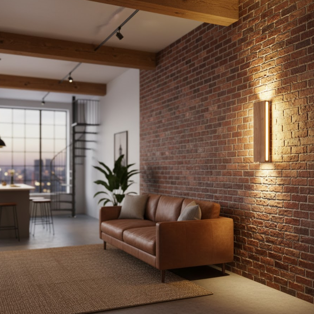 WoodGlow | Wandleuchte – Natürliche warme LED-Beleuchtung