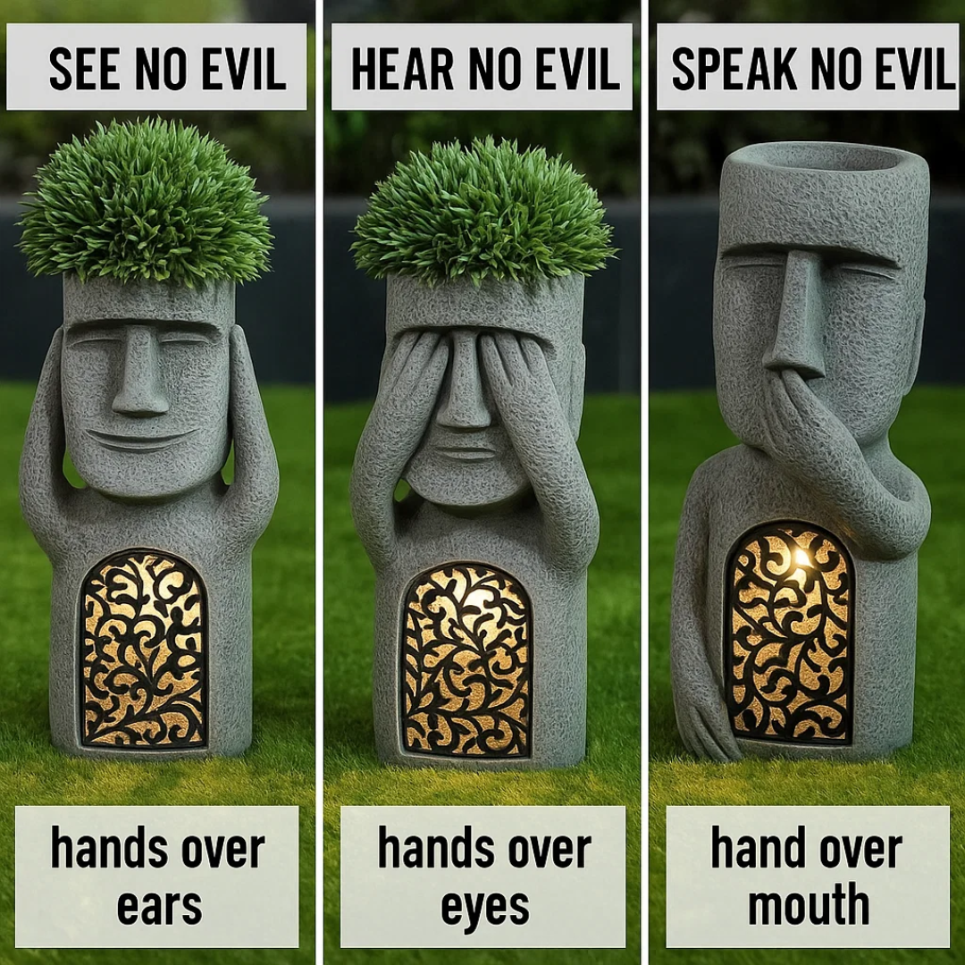 LumaRock | Gartenfigur – Solarlicht Für Ruhige Abendatmosphäre