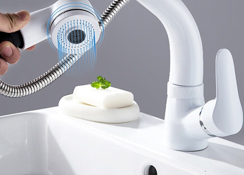 AquaVelo | Badezimmerarmatur – Verstellbarer Auszug mit modernem Bedienkomfort