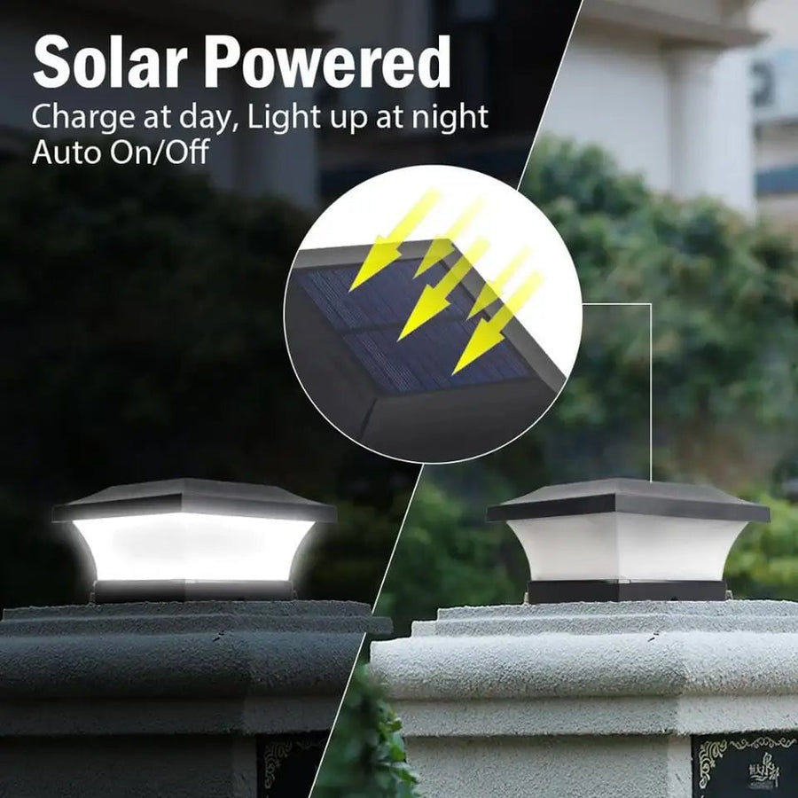 Solarlampe mit IP65 Schutz – Elegante LED Gartenbeleuchtung für Outdoor Bereiche, Warmweiß, Ökologisch und Wetterfest 6