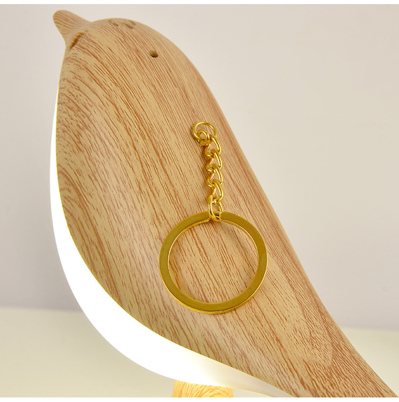 GlowFinch | Nachtlampe – Wiederaufladbares sanftes LED-Vogeldesign