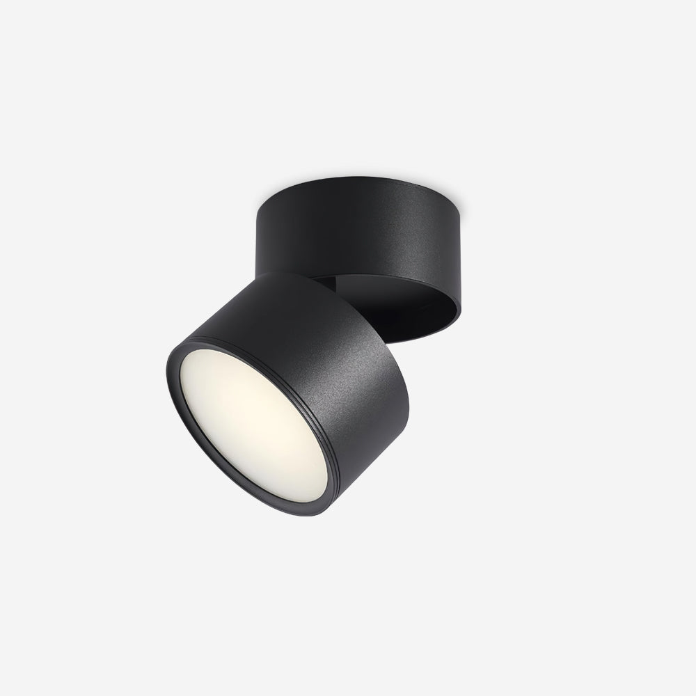 Verstellbare LED Deckenleuchte, 7W Warmweiß, Aluminium, 10cm – Moderne Deckenlampe für Wohnzimmer und Galerien 1
